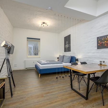 Ferienwohnung Industrial Loft am Bayrischen Bahnhof Leipzig Exterior foto