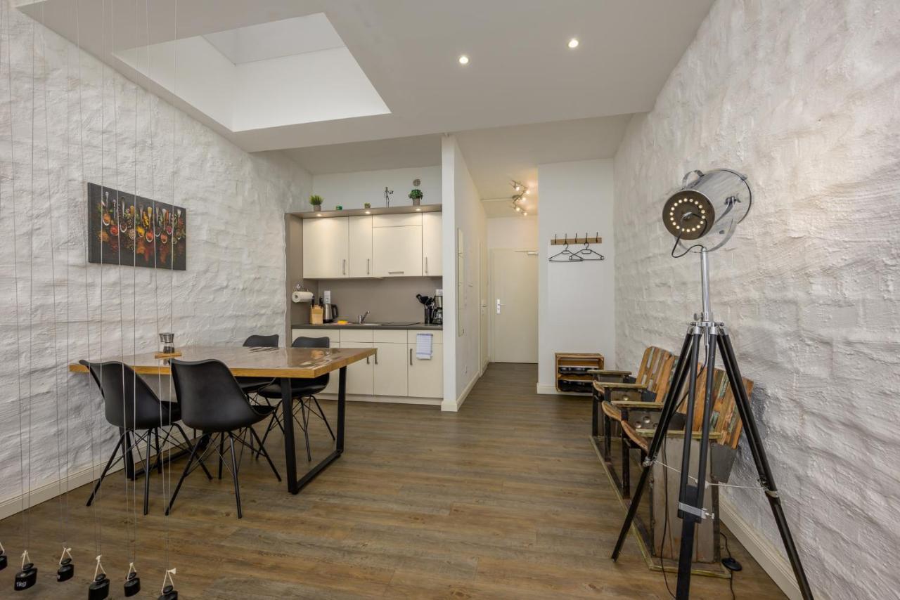 Ferienwohnung Industrial Loft am Bayrischen Bahnhof Leipzig Exterior foto